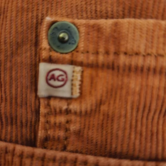 ADRIANO GOLDSCHMIED ALEXXIS HIGH-RISE CORDUROY SHORTS ORANGE NWT WOMEN'S 32