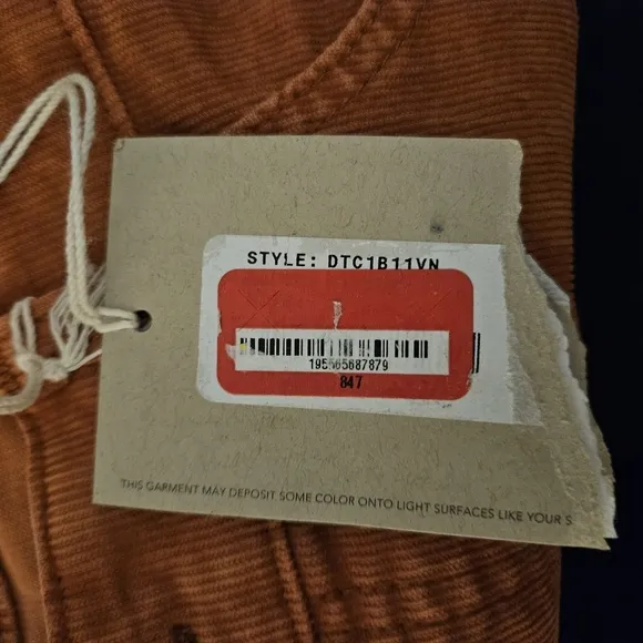 ADRIANO GOLDSCHMIED ALEXXIS HIGH-RISE CORDUROY SHORTS ORANGE NWT WOMEN'S 32