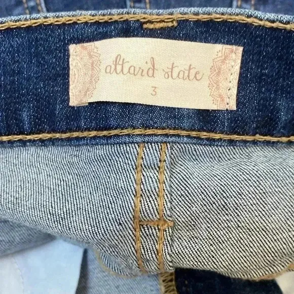 Altar’d State high rise blue jean shorts Sz 3 women’s