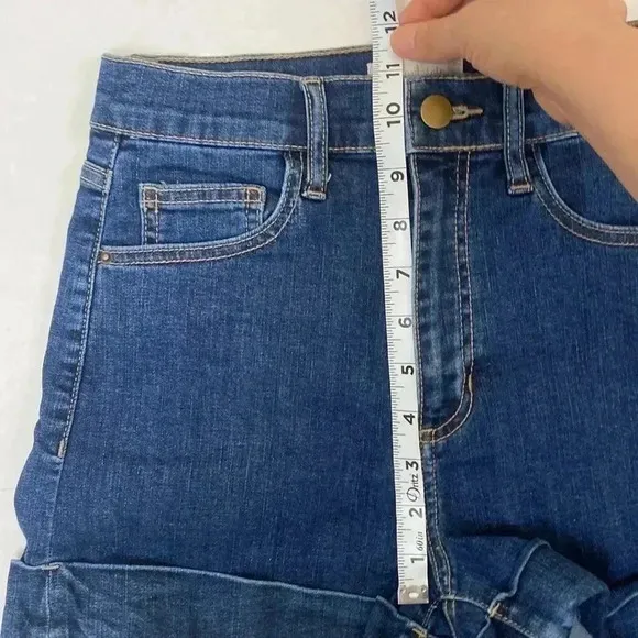 Altar’d State high rise blue jean shorts Sz 3 women’s