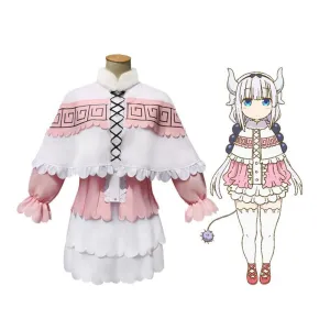 Anime Miss Kobayashi's Dragon Maid Kanna Kamui Dress Cosplay Costume