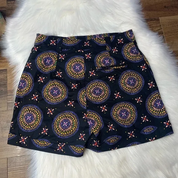 Anthropologie Maeve Abstract City Shorts