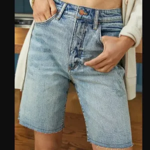 Anthropologie Pilcro Denim Raw Hem Bermuda Shorts