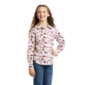 Ariat Shirt Girls Real Yuma Landscape Print