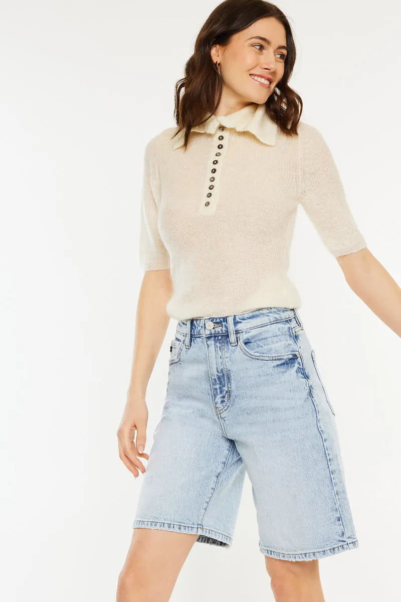 Arley High Rise Bermuda Shorts