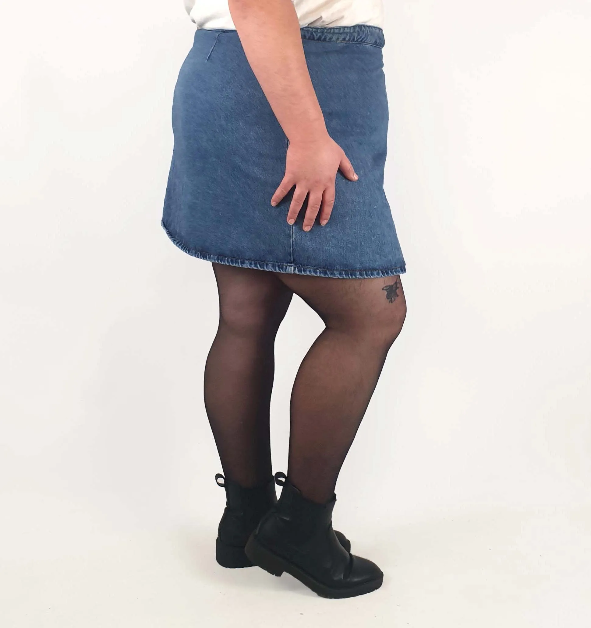 Asos denim mini skirt size UK20