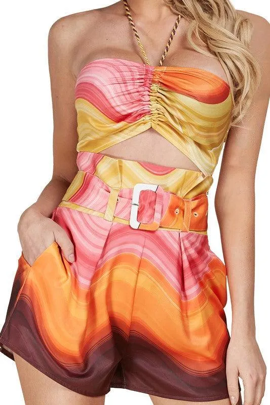 BANDEAU TOP SHORT SET