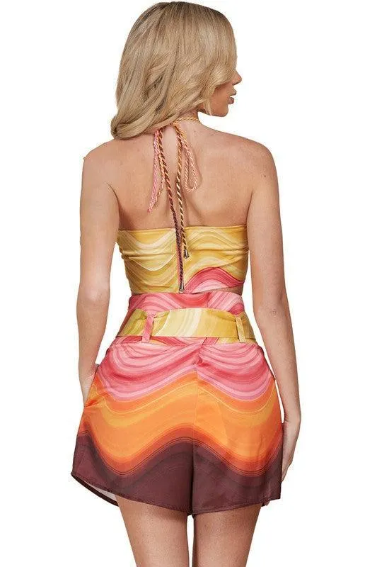 BANDEAU TOP SHORT SET