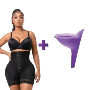BBL Short | Stage 3 Post-Op Tummy Control High Waisted   P-EZ Female Urinal Device