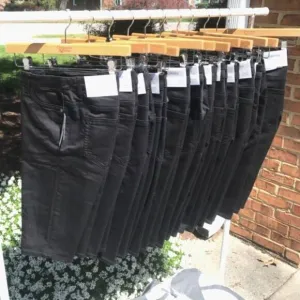 Bermuda Shorts . Size: 4 Petite Skimmer ........... {2} Pair Bundle . Black