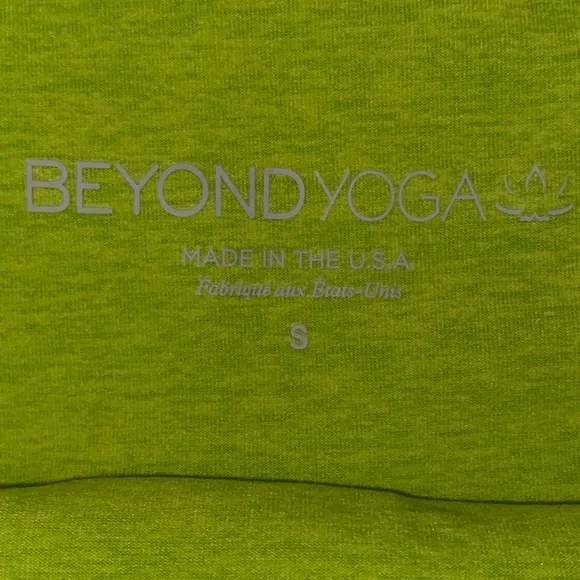 Beyond Yoga High Waisted Neon Green Bike Shorts - Size S