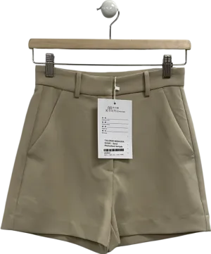 BOA Beige Tailored Bermuda Shorts UK XS
