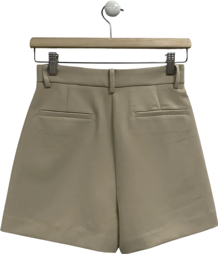 BOA Beige Tailored Bermuda Shorts UK XS