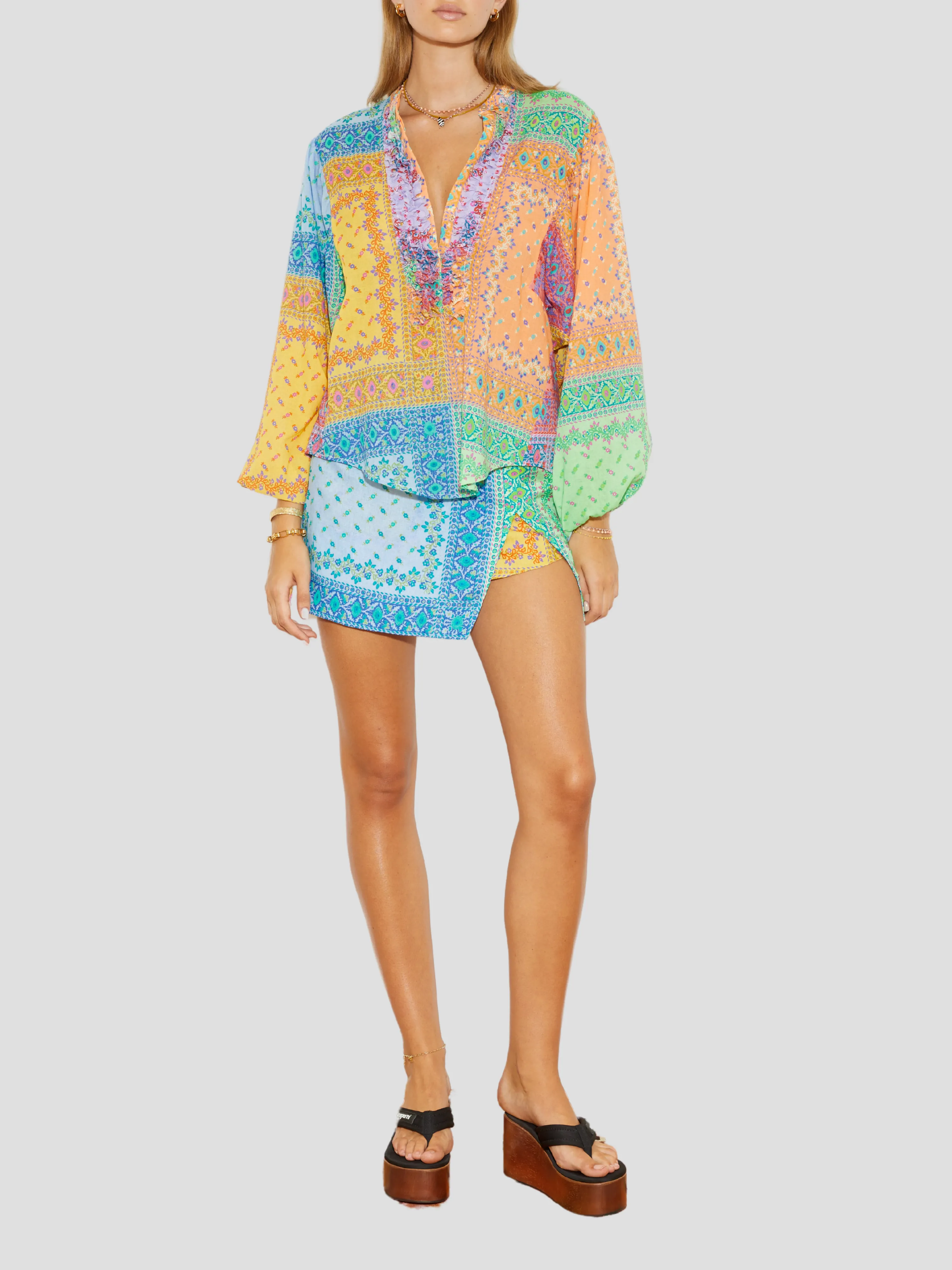 Bon Bon Split Mini Skirt
