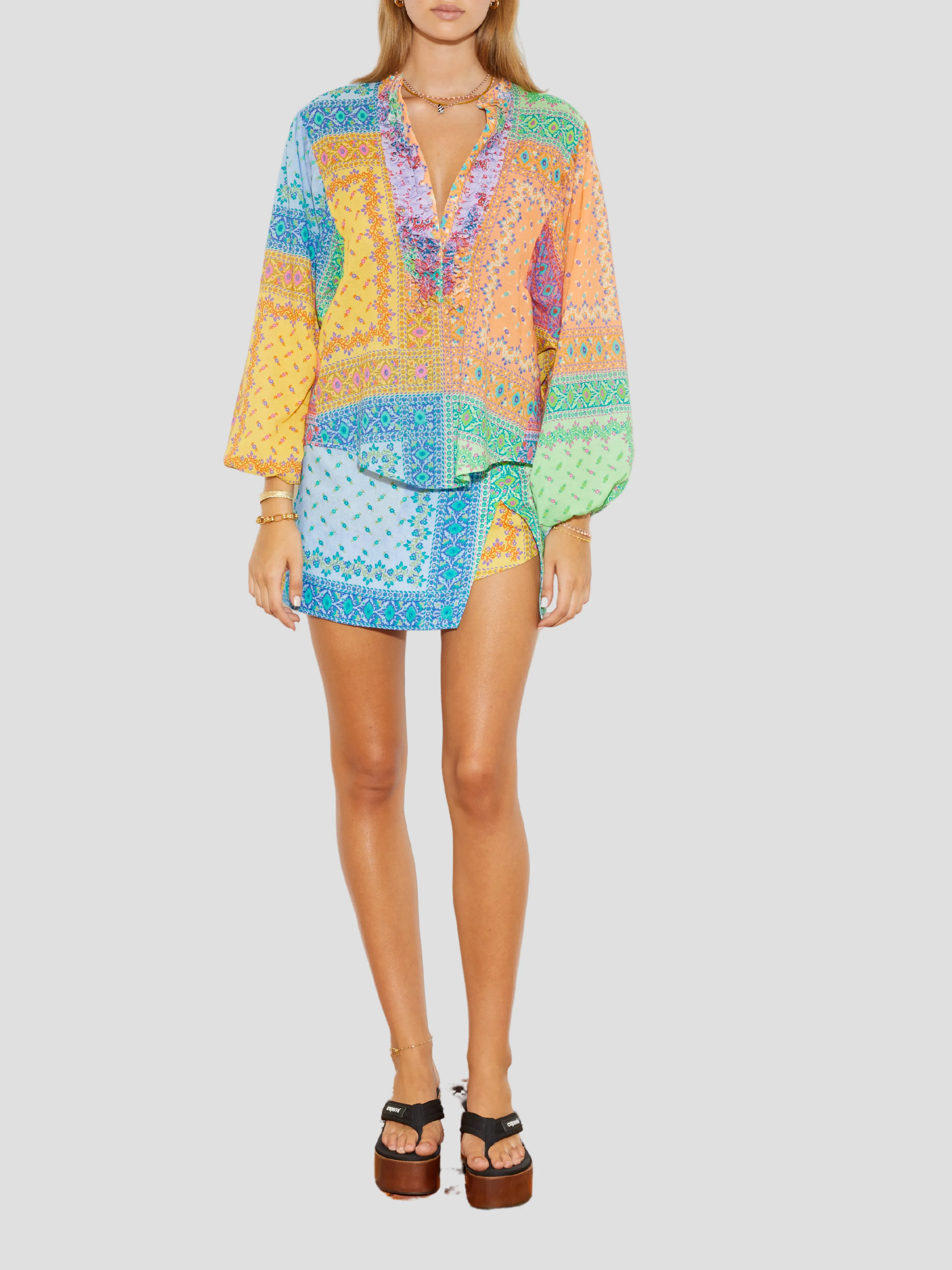 Bon Bon Split Mini Skirt