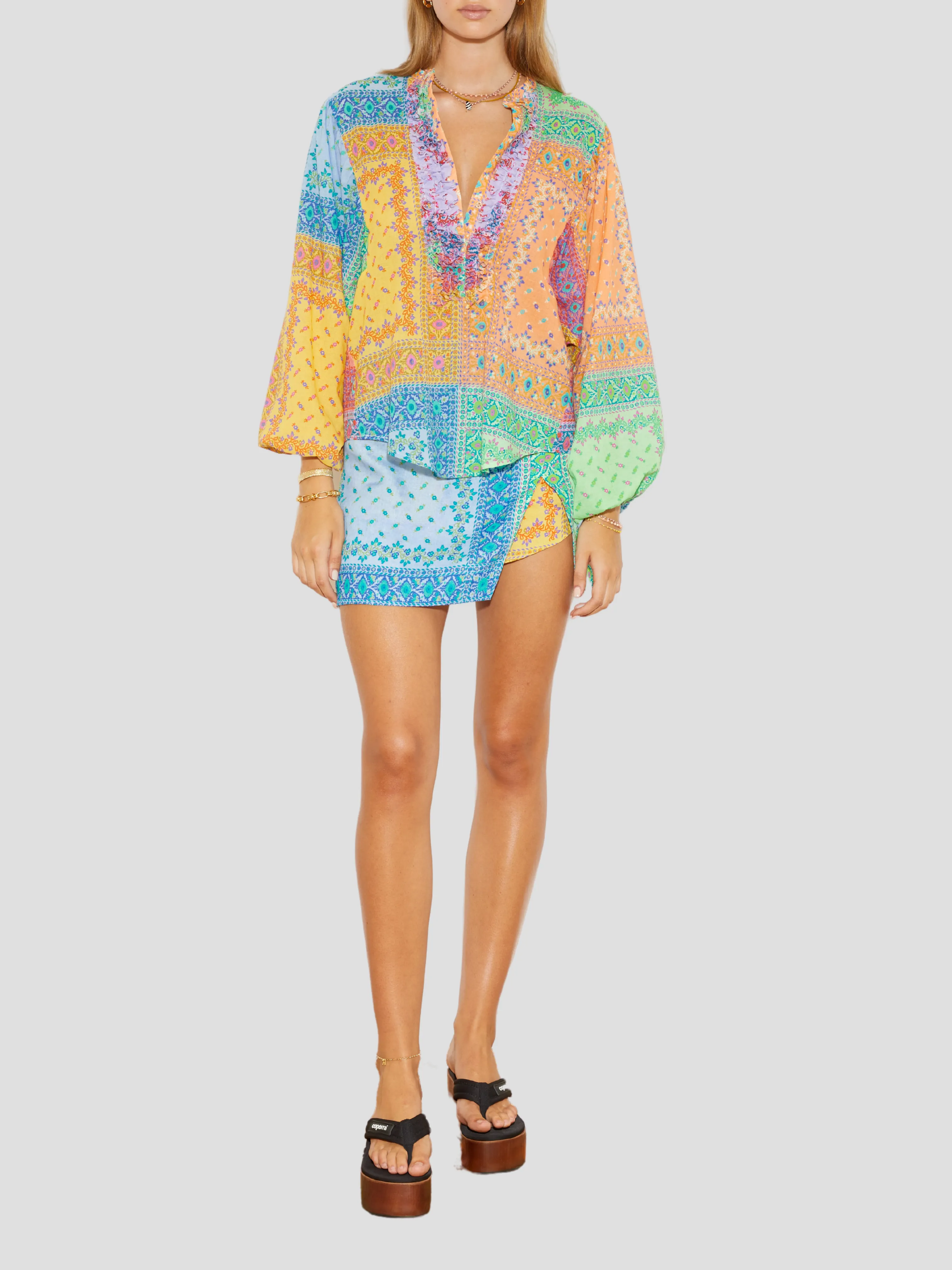 Bon Bon Split Mini Skirt