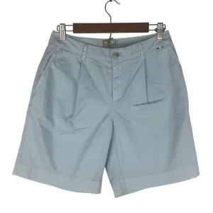 BOSS C-TAGGIE ORGANIC COTTON BERMUDA SHORTS IN BLUE NWT WOMEN'S SIZE 4