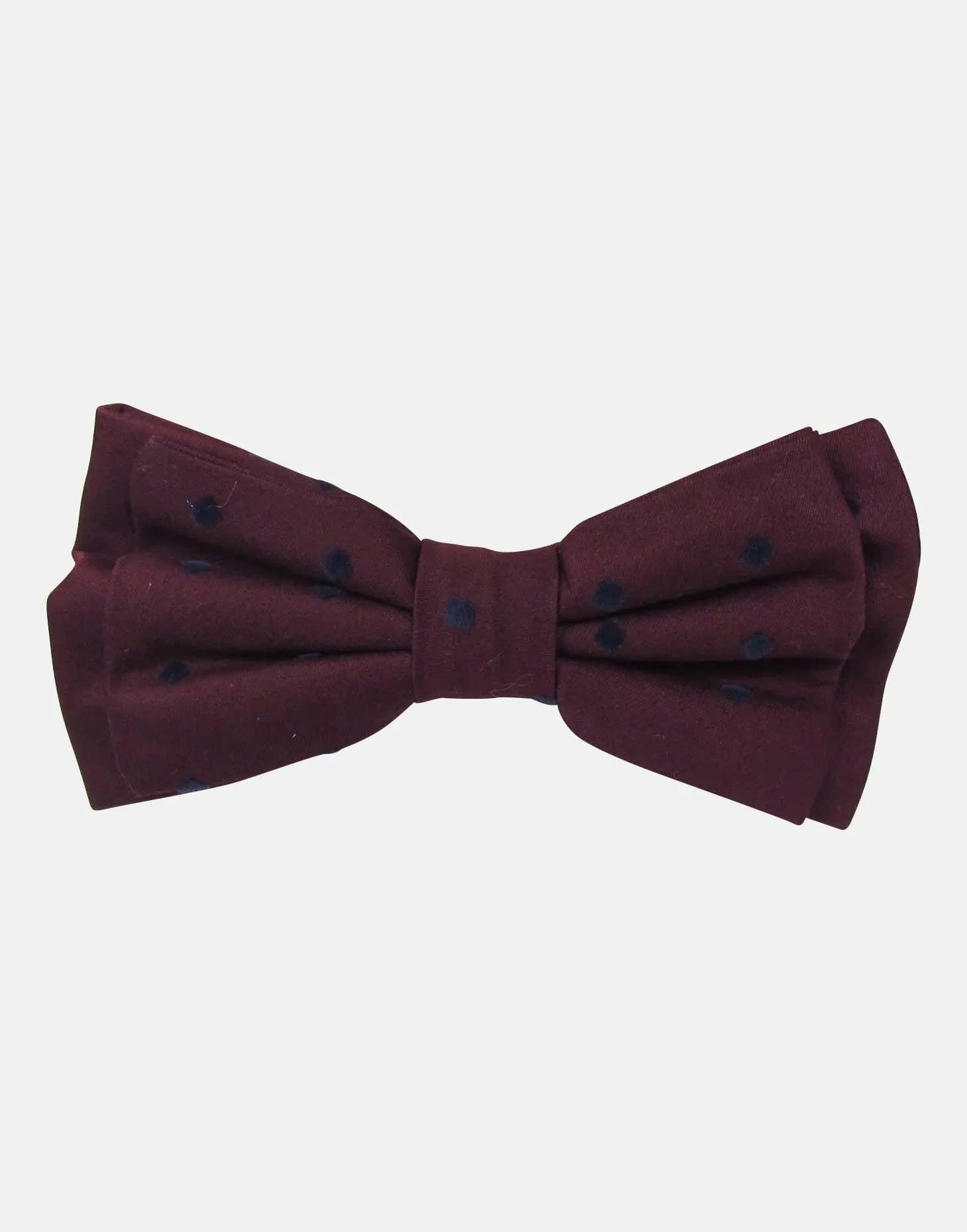 Buster: Burgundy dobby bowtie