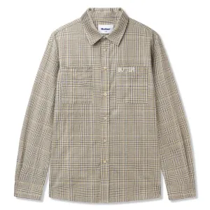 Butter Goods - Equipt Plaid L/S Shirt Olive