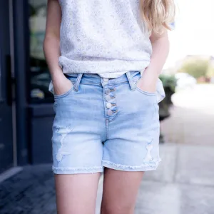 Button-Up Judy Blue Shorts