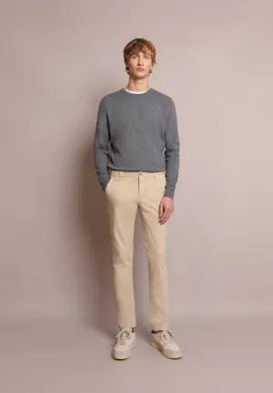 CALÇA CHINO ALGODÃO TINGIDO