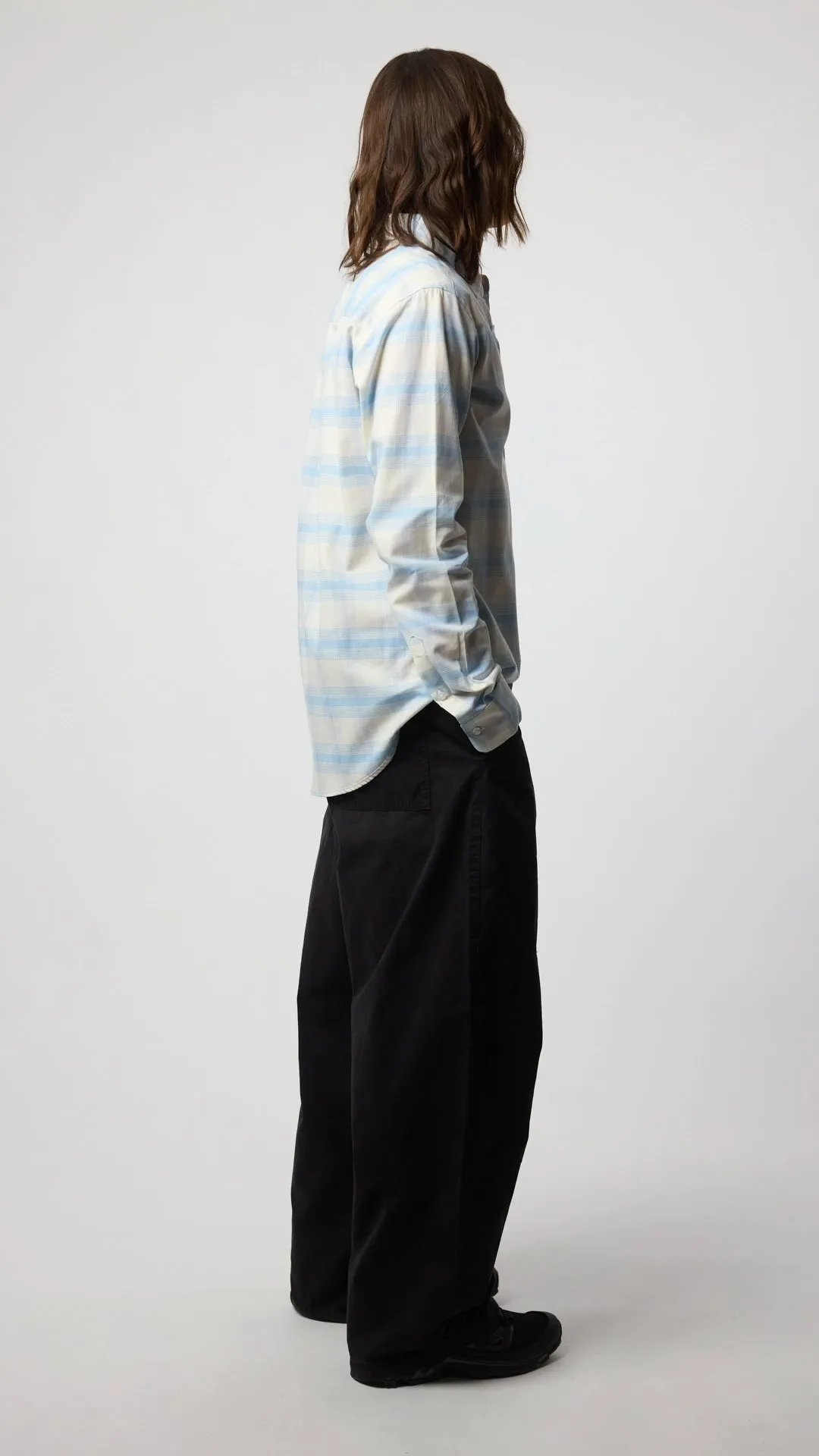 CAMISA PLAID SUMMER INDIGO BLUE