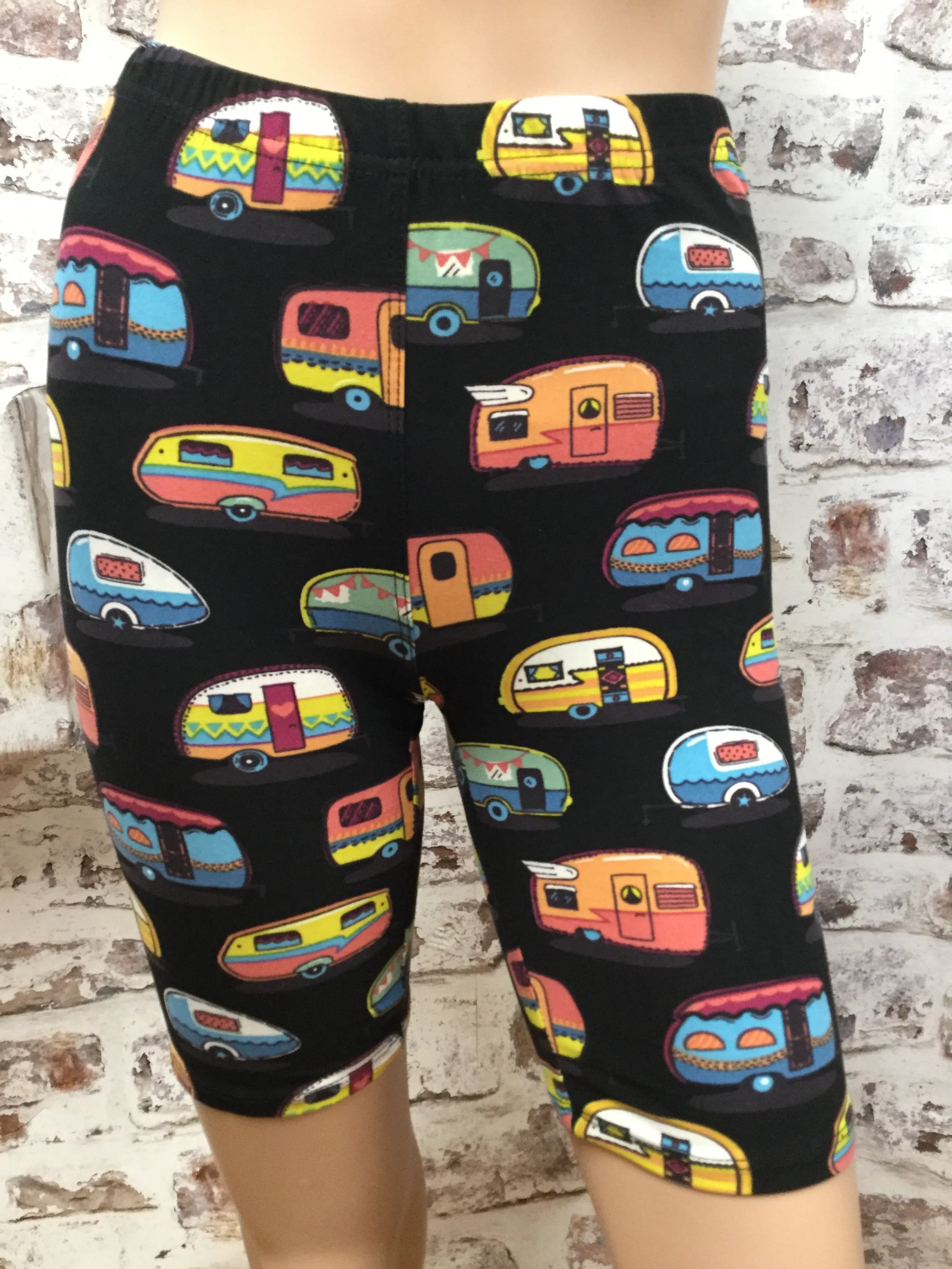 Camping Anyone Biker Shorts