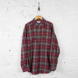 Carhartt Plaid Check Shirt - Red - XL