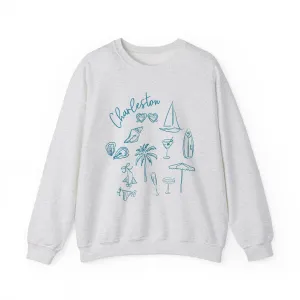 CHARLESTON IN BLUE - Crewneck (POS)