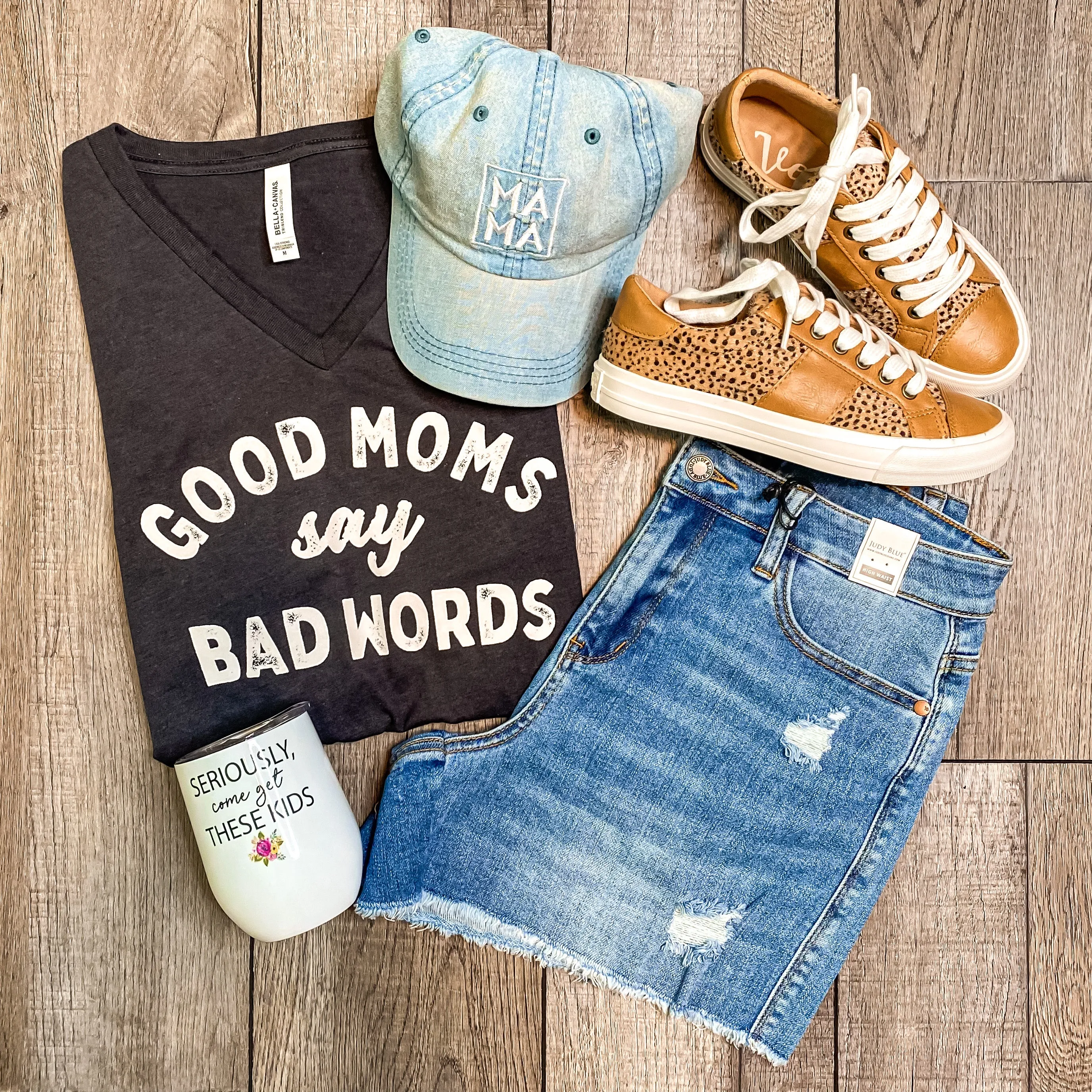 Chloe Shorts- Judy Blue High Waist Distressed Shorts