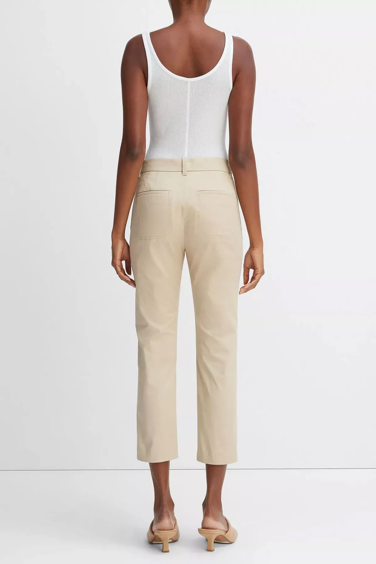 Coin Pocket Chino in Latte