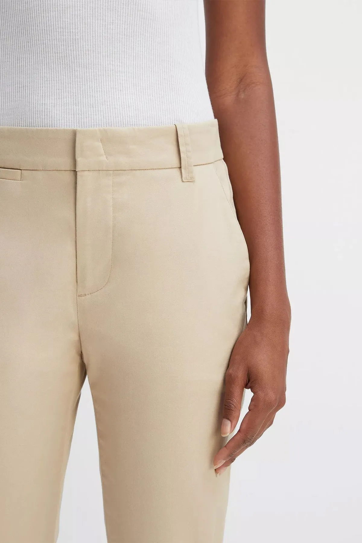 Coin Pocket Chino in Latte