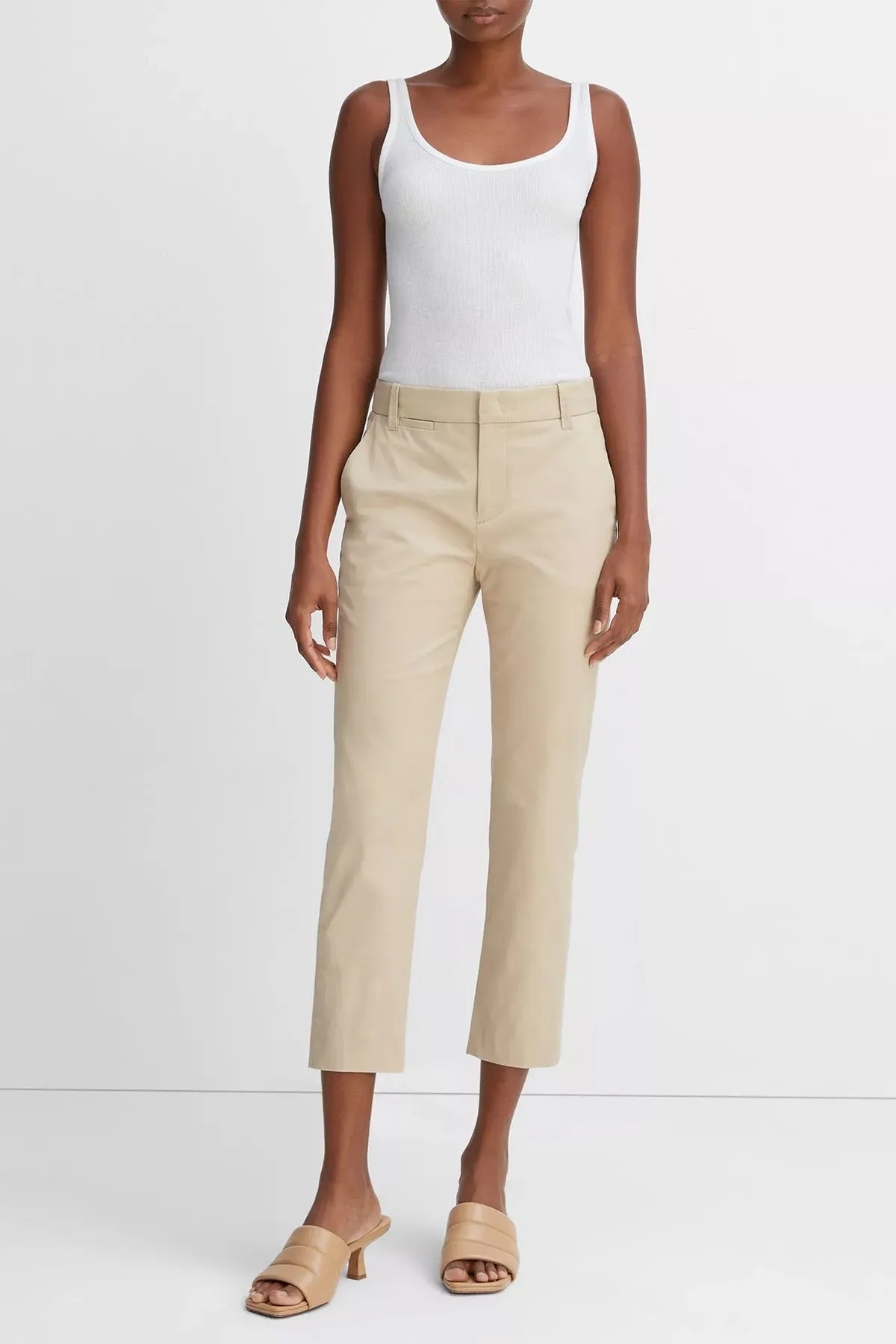 Coin Pocket Chino in Latte