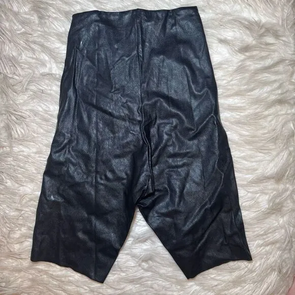 Commando Faux Leather Bike Shorts