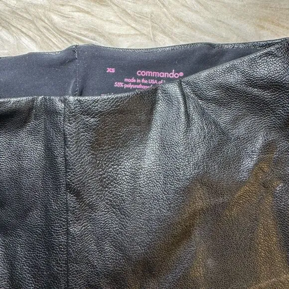 Commando Faux Leather Bike Shorts