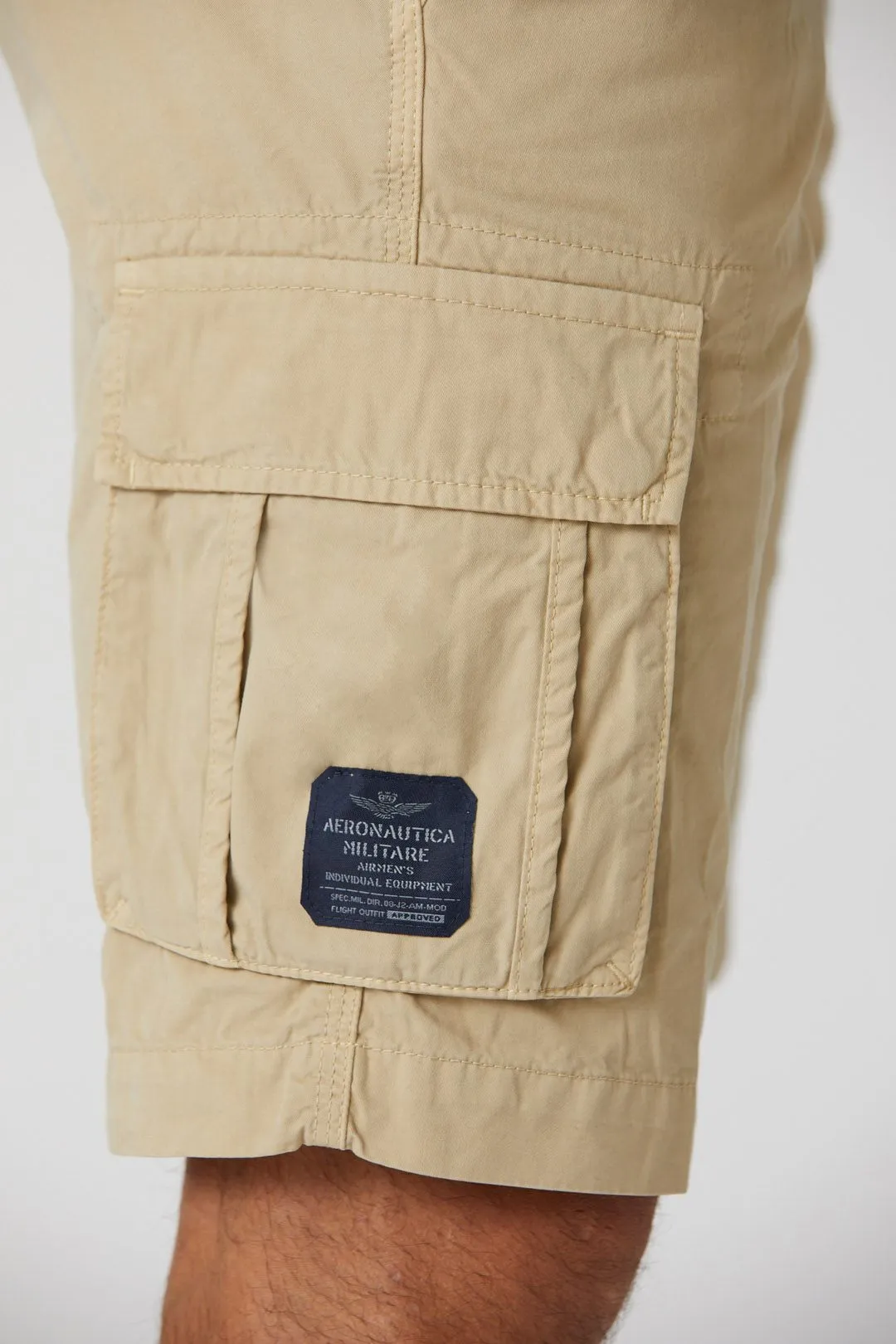 Cotton gabardine Bermuda shorts Men