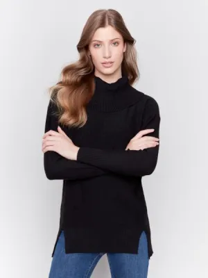 Cowl Neck Tunic Sweater