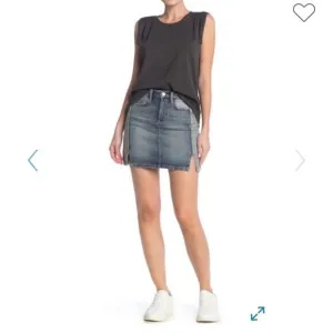 Current/Elliott the reversed mashed mini skirts