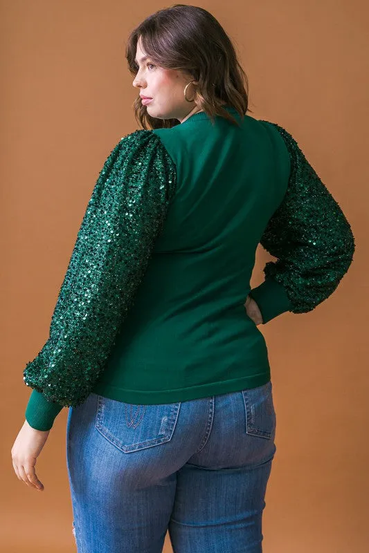 Curvy Party Time Sweater