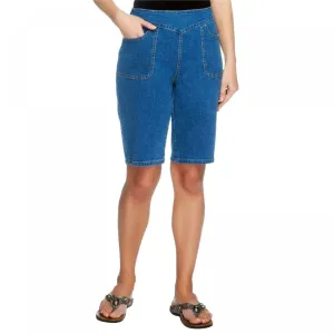 Denim & Co. Women's How Timeless Bermuda Shorts With Pockets