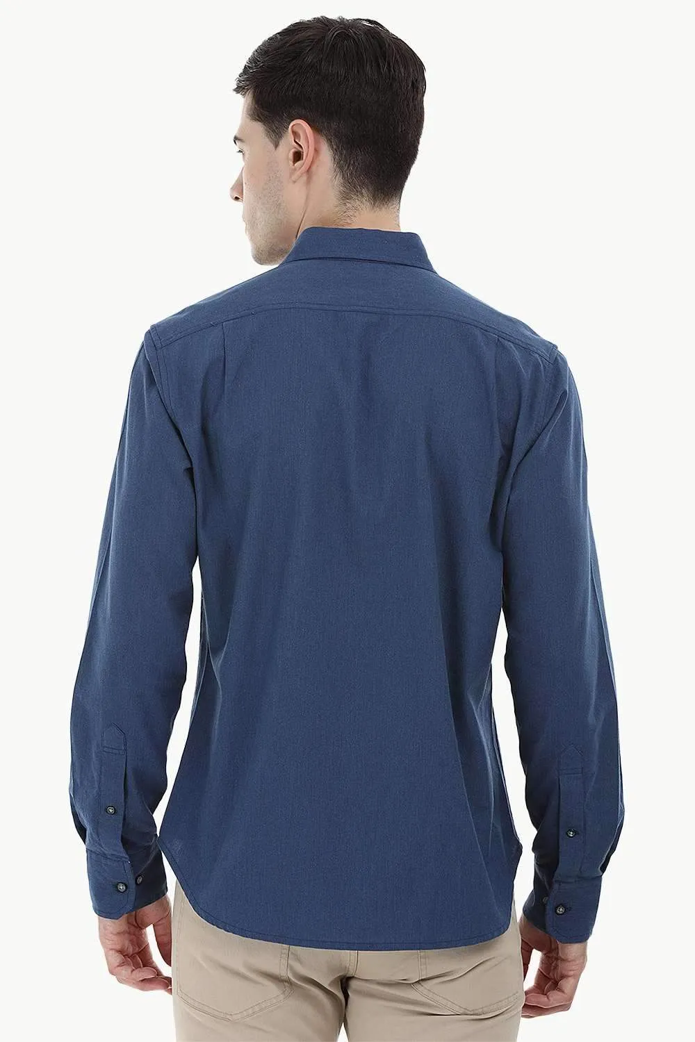 Designed Placket Oxford Shirt