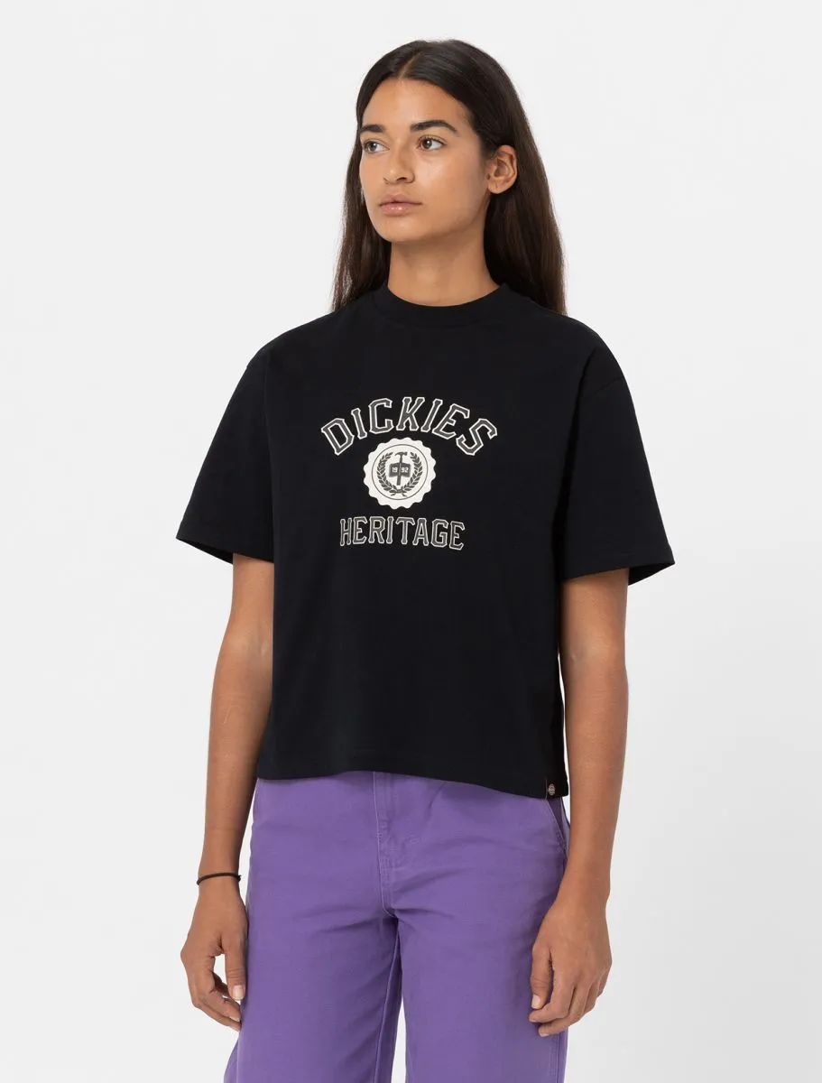 Dickies T-Shirt corta da Donna Oxford Nera