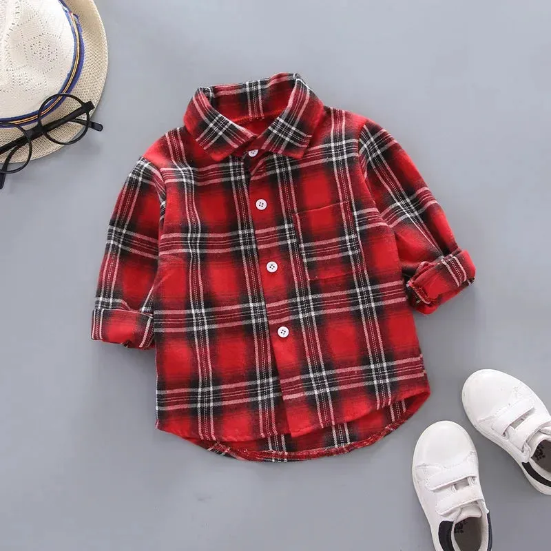 DIIMUU Spring Autumn Kids Baby Boys Cotton Clothes Shirt Toddler Girls Tee Clothing Children Wears Infant Blouse 1 2 3 4 5 Years
