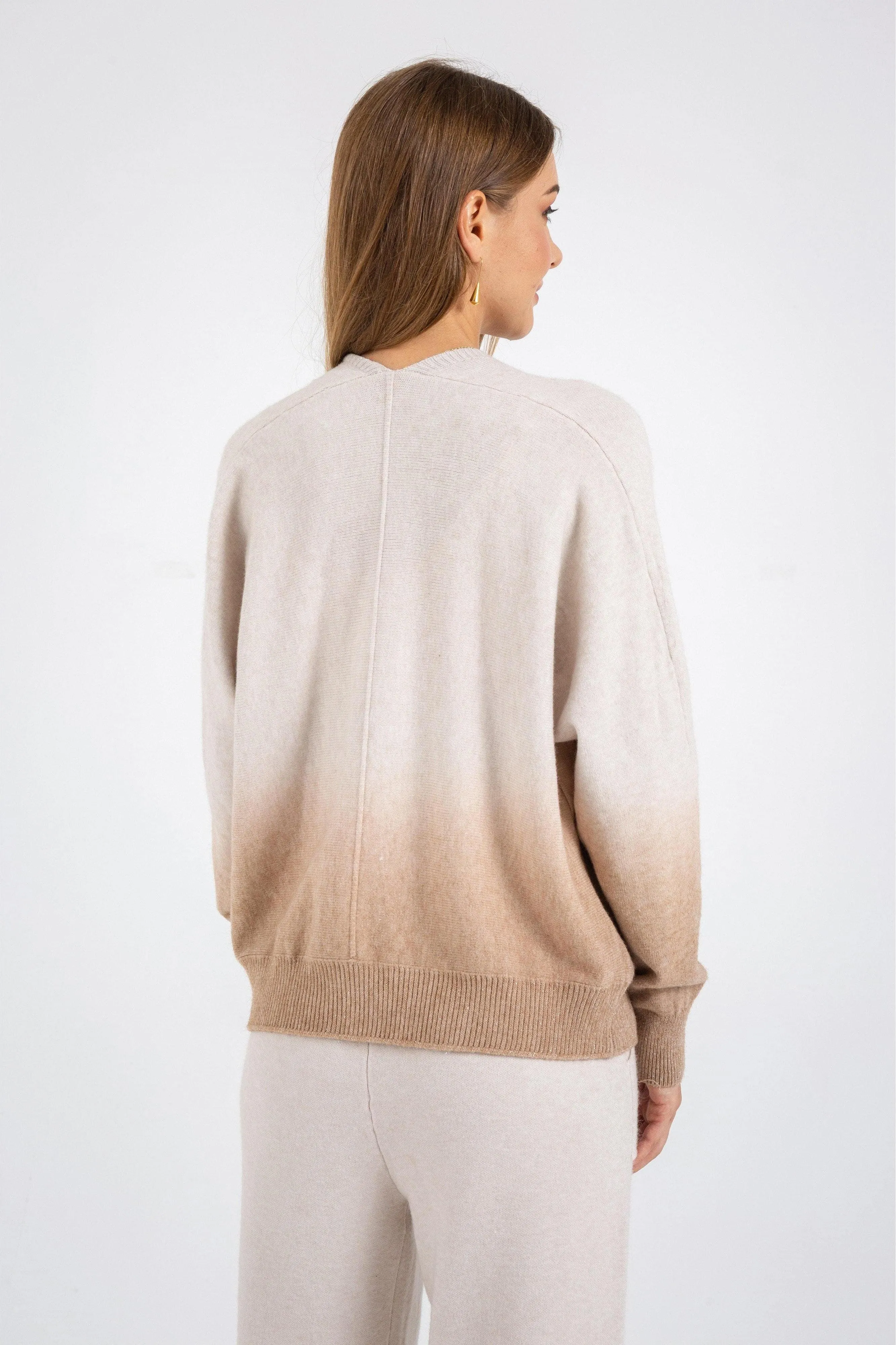 Dip Dye Knitted Sweater