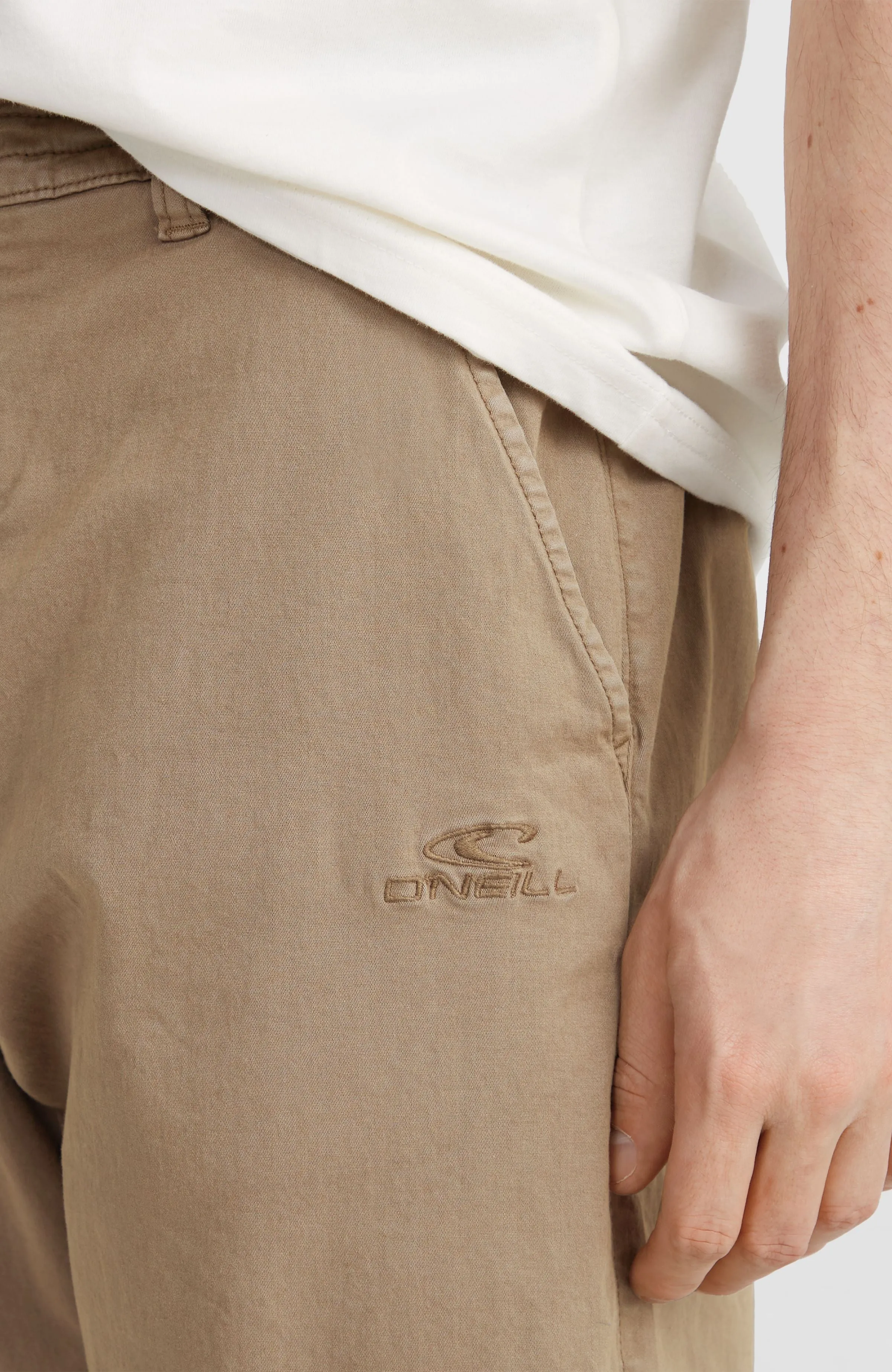 Essentials Chino-Hose | Concrete