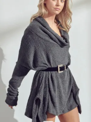 Fall Away Tunic: Slate