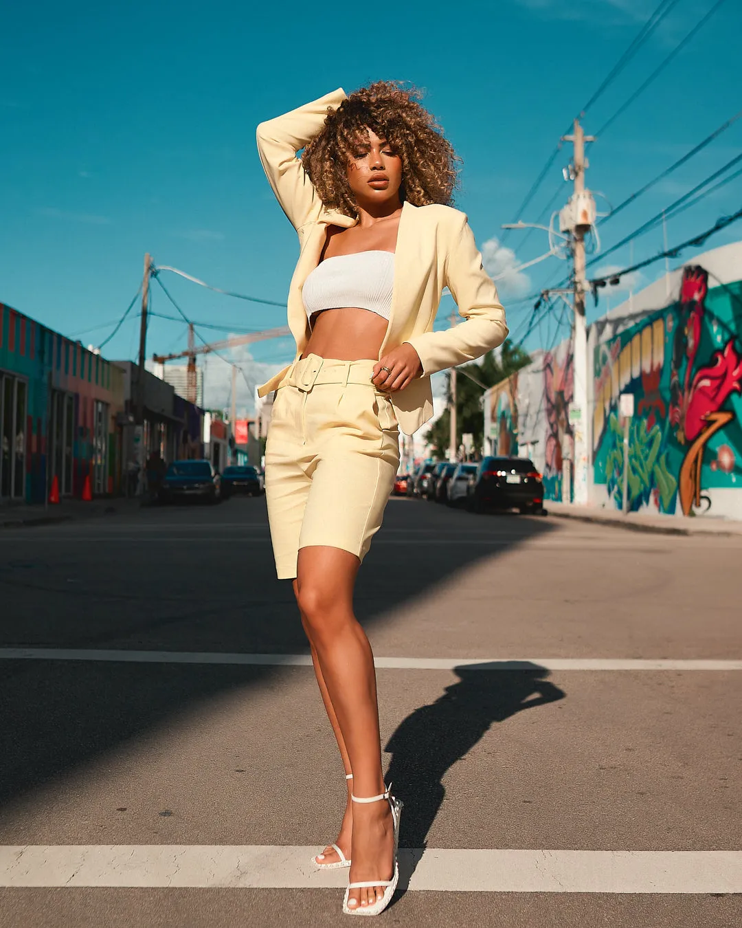 Flair yellow Short