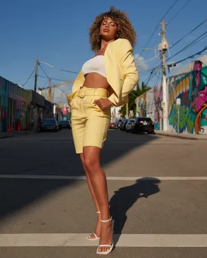 Flair yellow Short