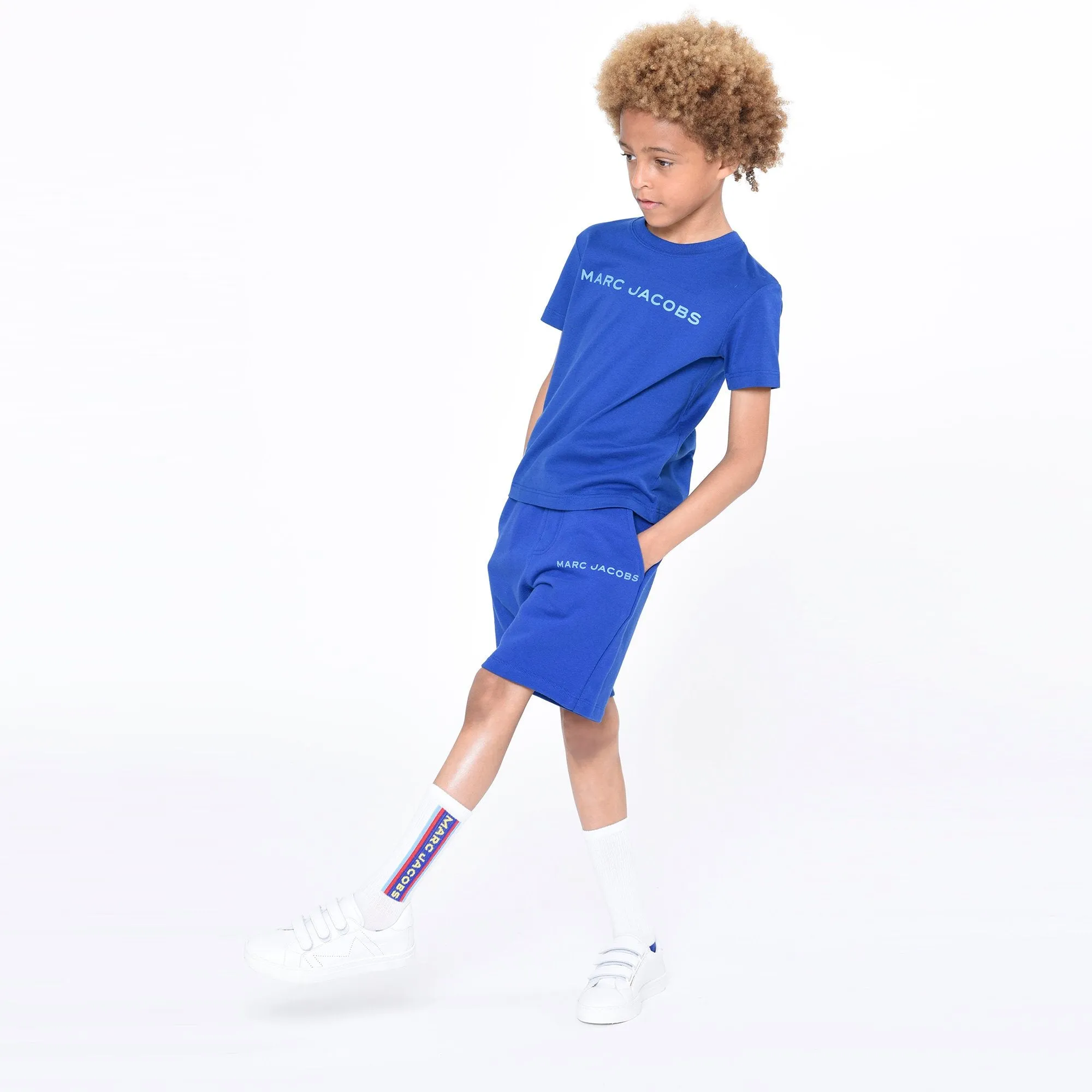 Fleece Bermuda Jogging Shorts - Electric Blue