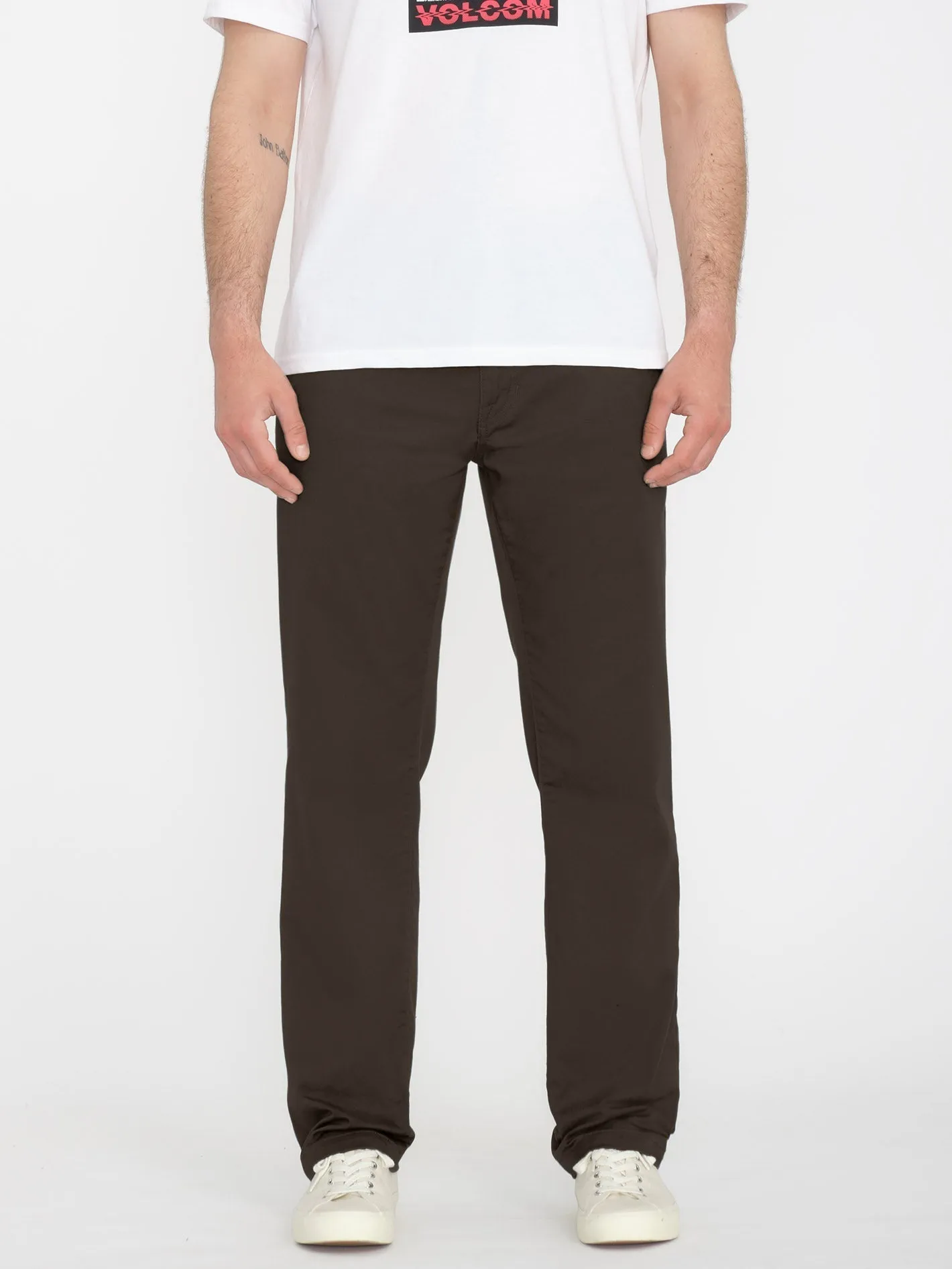 Frickin Modern Stretch Chino-Hose - DARK BROWN